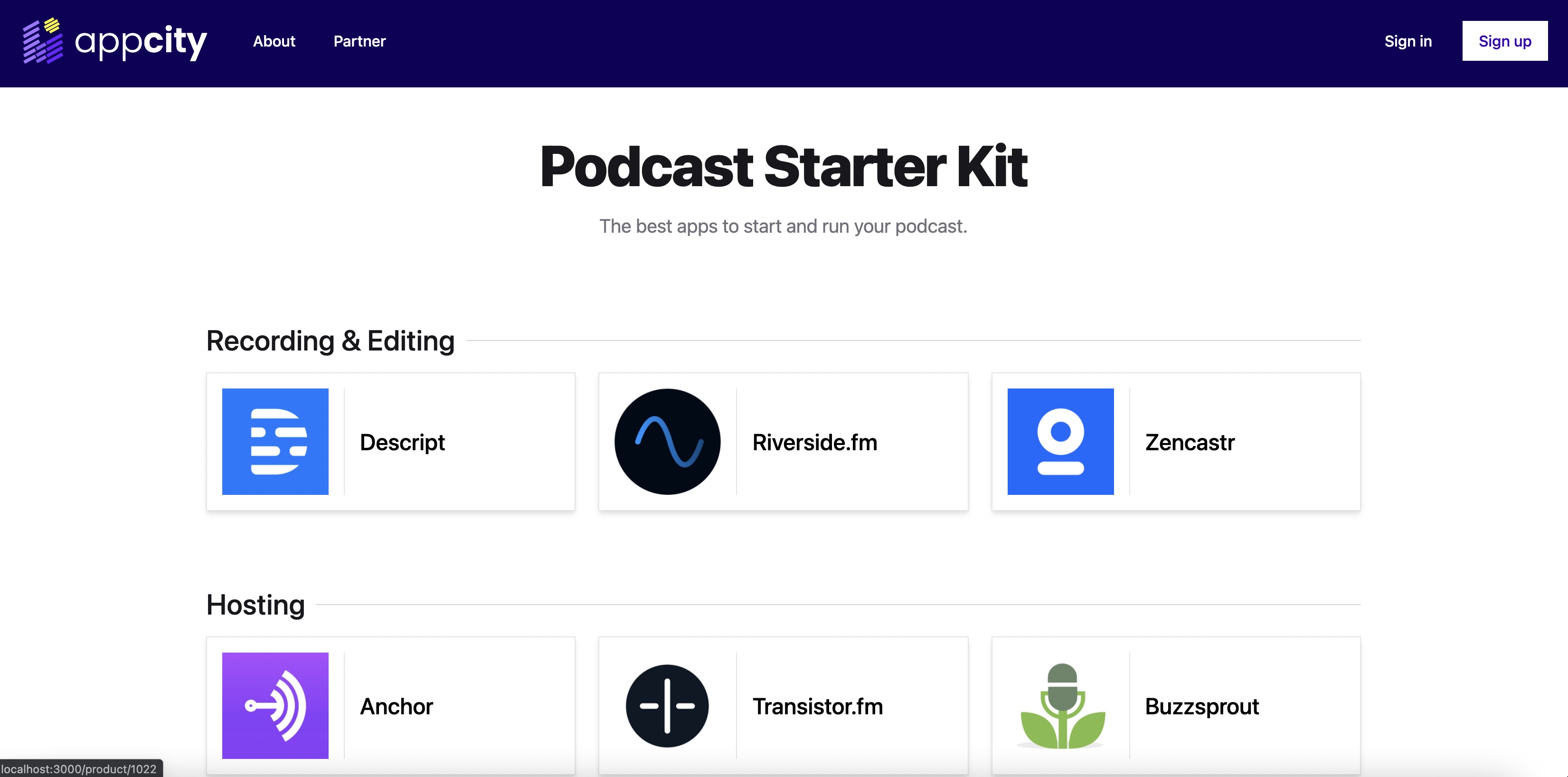 Podcast starter kit